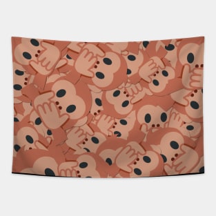 Speak No Evil Monkey Tapestry