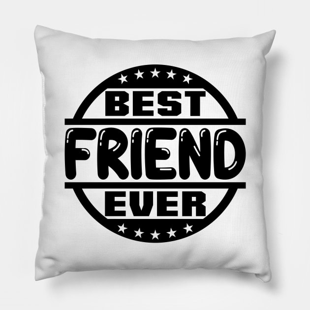 Best Friend Ever Pillow by colorsplash