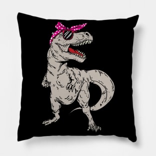 Dinosaur MamaSaurus Dinosaur Shirt Pillow