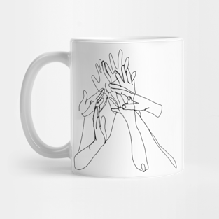 Lineart Aesthetic Mugs Teepublic,Simple Artwork Easy Dot Painting Designs