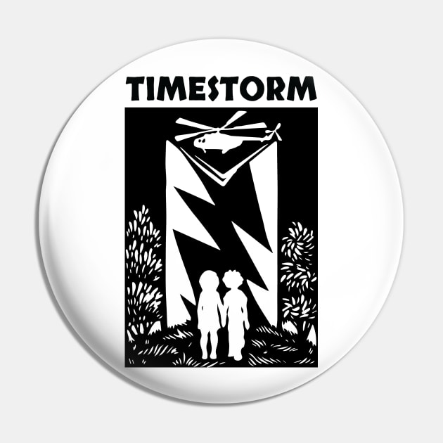 Timestorm White Pin by CocotazoMedia