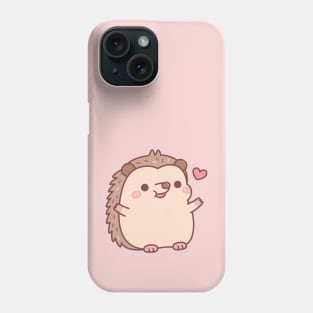 Cute Happy Little Hedgehog Phone Case