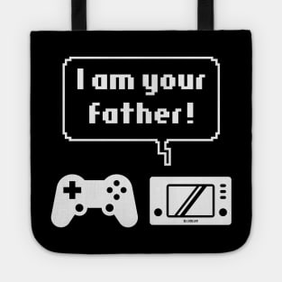 Controller Game Console Icons (I Am Your Father! / White) Tote