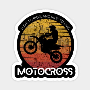 MOTOCROSS, wear your extreme sport Magnet