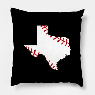 Texas Baseball - Texan Baseball Fan - Funny Baseball Shirt Pillow