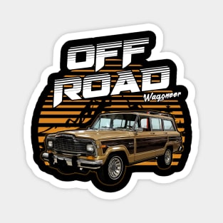 Jeep Wagoneer SJ series jeep car offroad name Magnet