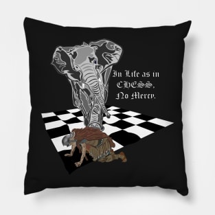 Chess, No mercy Pillow