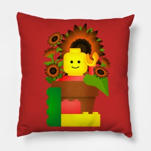 Sunflower Bricks Pillow