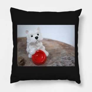 Westie figurine Pillow