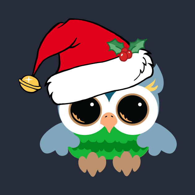 Cute Christmas Owl by epiclovedesigns