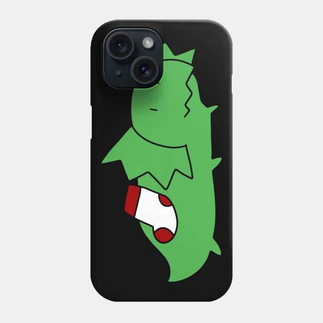 Sock Dilophosaur Phone Case by saradaboru