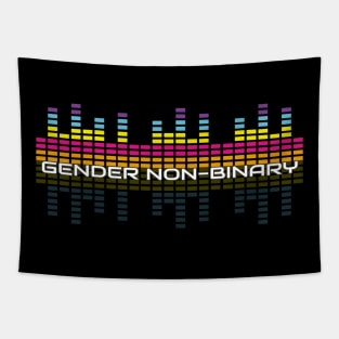 Music Equalizer Bars - Gender Non-Binary Tapestry