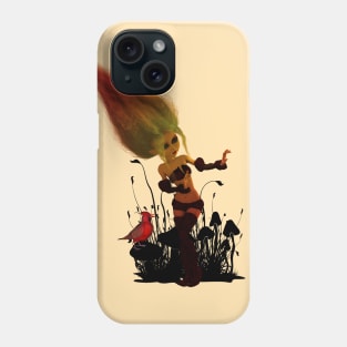 Little fairy with birds Phone Case