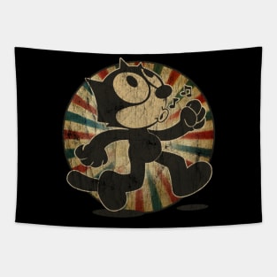 RETRO FELIX WALKING TEXTURE Tapestry