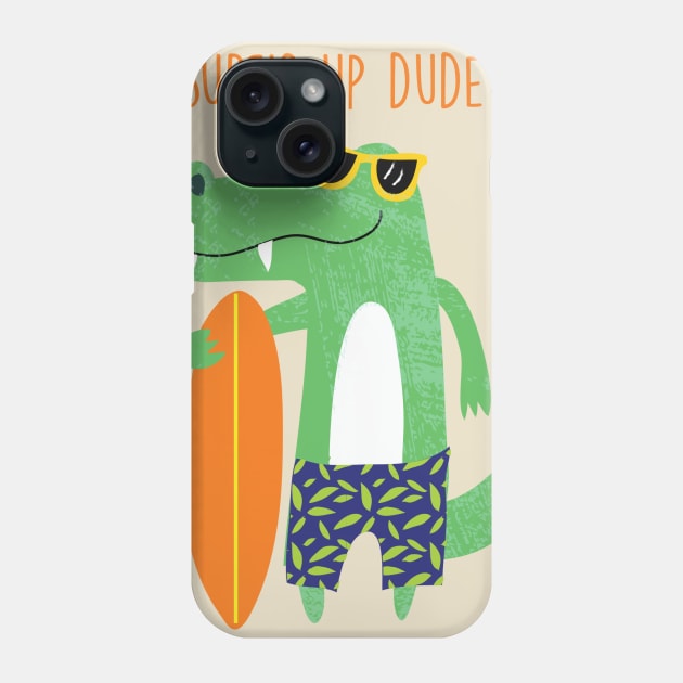 Surfer dude Phone Case by tfinn