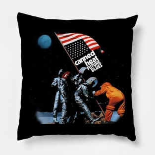 Hot Blues, Cool Tunes Canned Iconic Tee Pillow