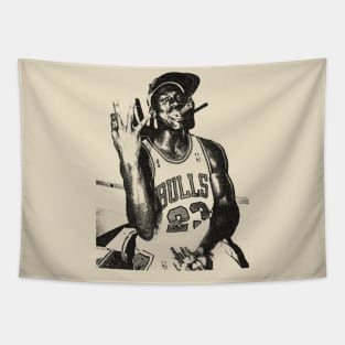 Michael Jordan Vintage Tapestry