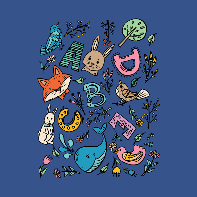 Forest Friends ABC by SWON Design