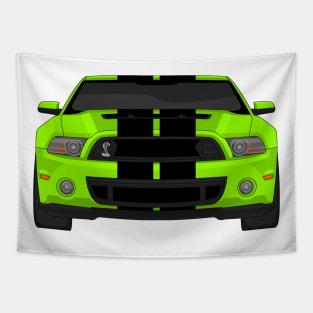 MUSTANG SHELBY GT500 LIME Tapestry