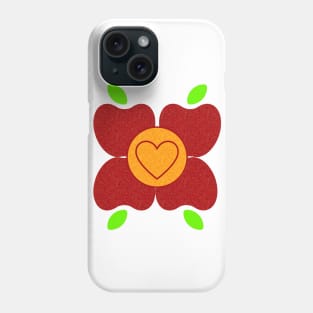 Loving Apples and Oranges Flower Phone Case