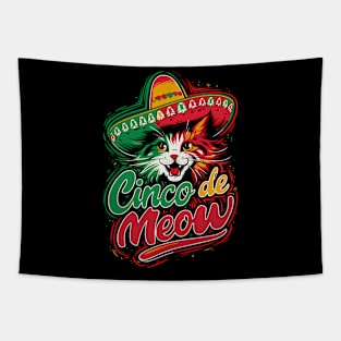 Cinco De Meow Cat Tapestry