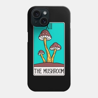 Mushroom Tarot Card - Trippy 60s Indie Hippie Phone Case