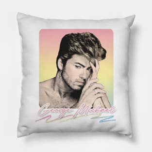 George Michael // Faded Vintage Look // Original Design Pillow