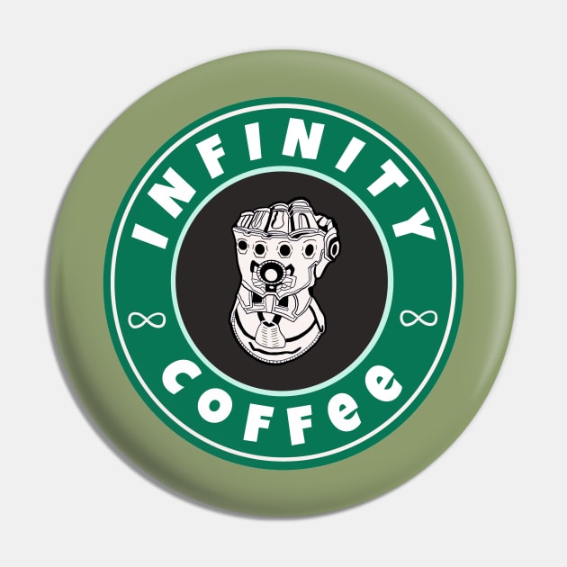 Infinity Coffee Pin by Milasneeze