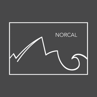 minimalist norcal design T-Shirt