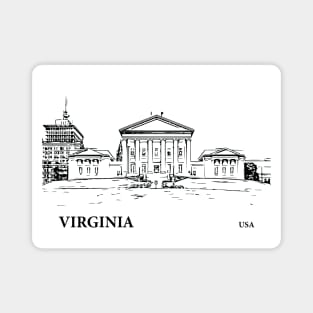 Virginia State USA Magnet
