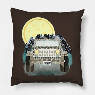 Pickleball Adventure Jeep by Pickleball ARTwear Pillow