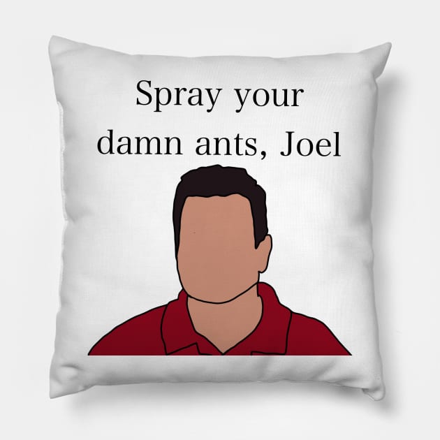 Ant Dan Pillow by shellTs