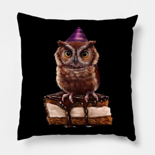 Owl on the cake Pillow