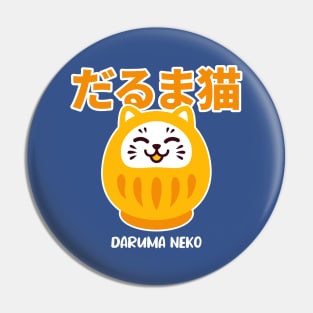 Daruma Neko Pin