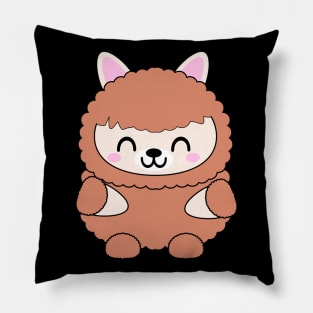 Cute Kawaii Baby Llama Pillow