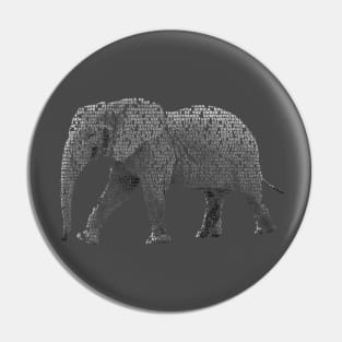 Elephant Info Graphic Pin