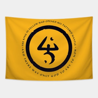 The Yellow Sign Tapestry