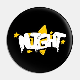 Night Graffiti Pin