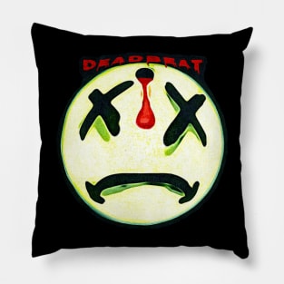 dEAdbEAt Logo Warp Design Pillow