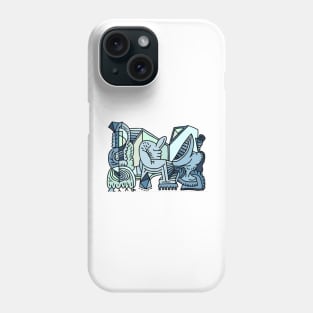 abstract cubism Phone Case