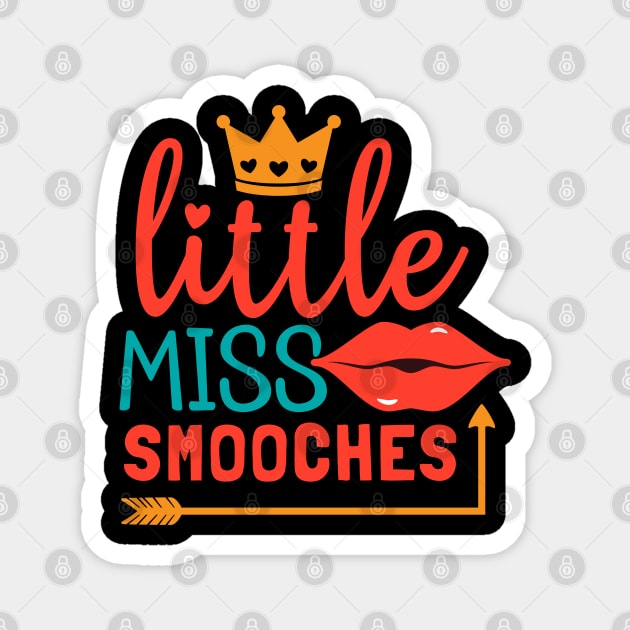 Little Miss Smooches Magnet by MZeeDesigns