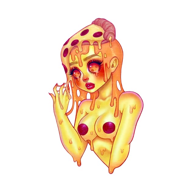 Pizza Girl by Serendipity Artworks