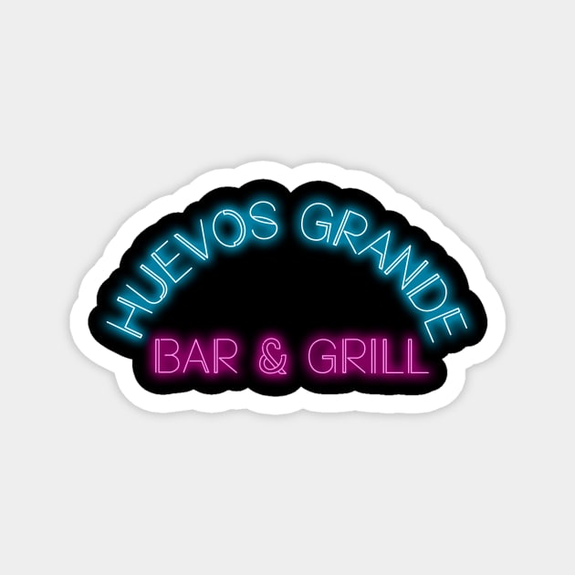 Huevos Grande T-Shirt Magnet by SchlockOrNot