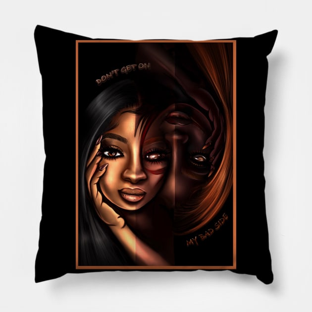 Gemi the Gemini Pillow by MadAbbottDesigns