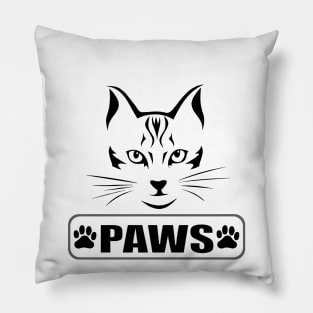 Paws tee design birthday gift graphic Pillow