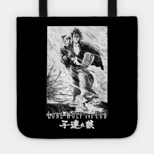 lone wolf and cub samurai Tote