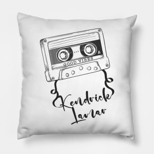 Good Vibes Kendrick Lamar // Retro Ribbon Cassette Pillow