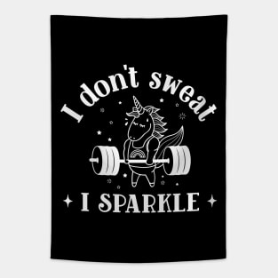 i dont sweat i sparkle Tapestry