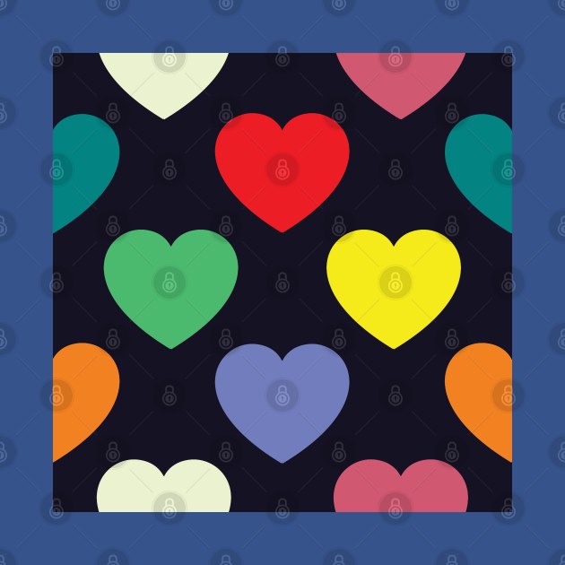 Heart Love Pattern by FromTheAshes