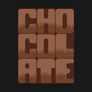 Chocolate Bar Lettering T-Shirt